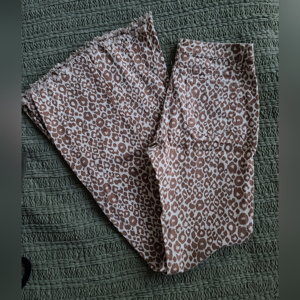 Leopard Bell Bottoms